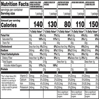 Grandma'S & Frito Mix Variety Pack Snack Chips, 20 Count Multipack