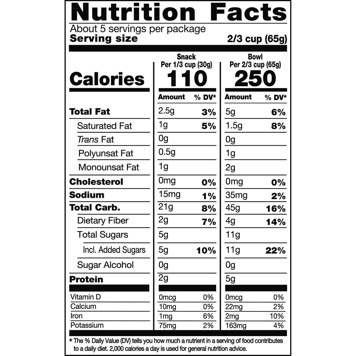 KIND HEALTHY GRAINS Granola, Healthy Snack, Oats & Honey Granola with Toasted Coconut, Snack Mix 11 OZ