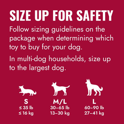 KONG® Ball Puncture Resistant Dog Toy for Average Chewers, Medium/Large, for Dogs Between 30-65 lbs