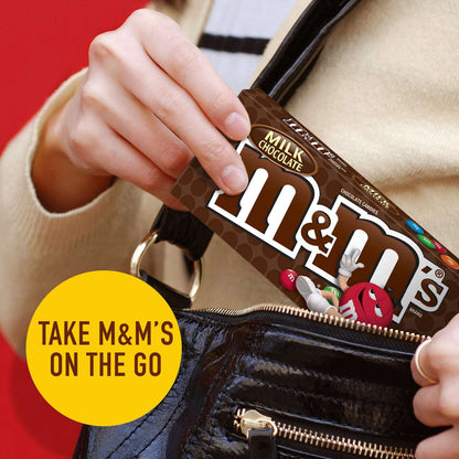 M&M'S Milk Chocolate Candy Movie Theater Box, 3.1 oz