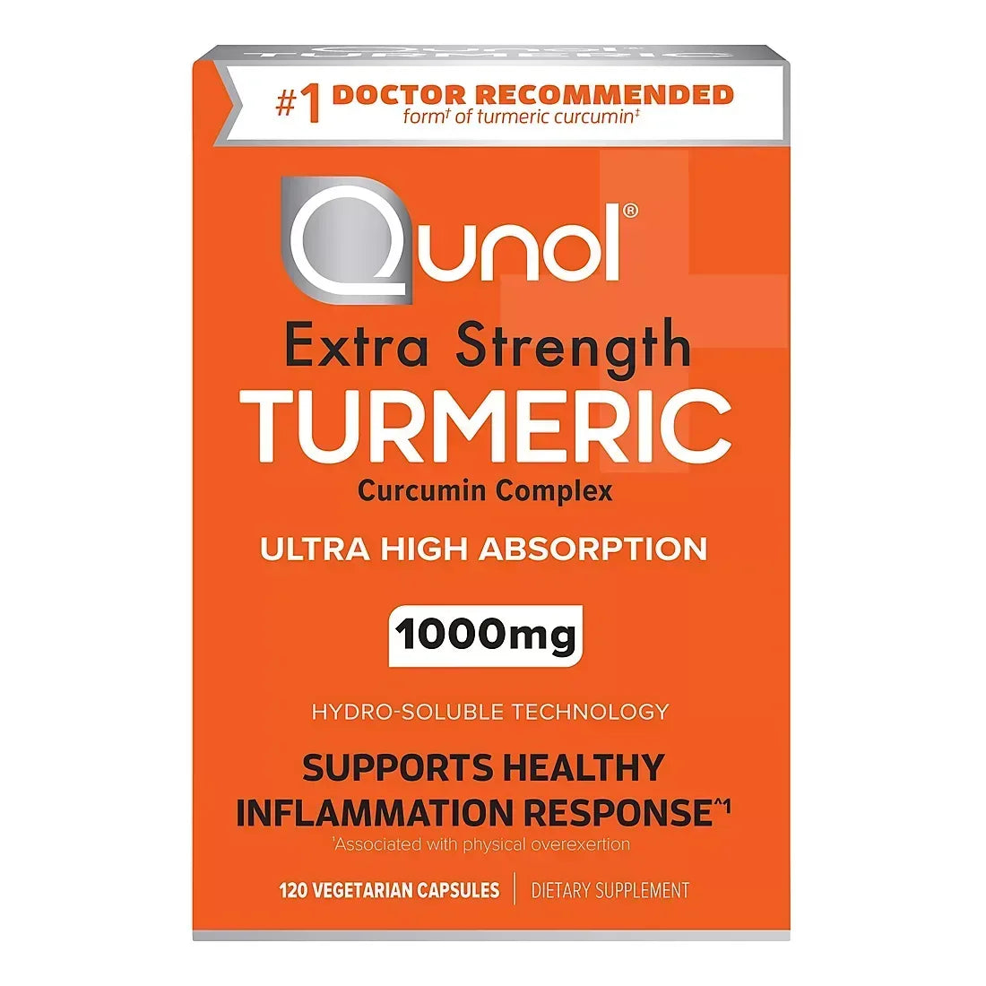 Qunol Turmeric Veggie Caps, 120 ct.