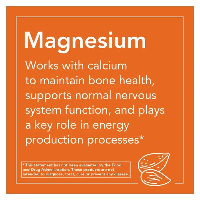 NOW Foods, Magnesium Citrate (200 mg per Tablet)