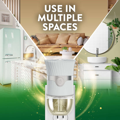 Air Wick Plug-in Scented Oil Air Freshener Refills Lush Honeysuckle Calming Sea Spray Sweet Peach 4 Count