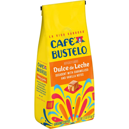Cafe Bustelo Dulce de Leche Artificially Flavored Ground Coffee, 11 oz Bag
