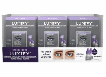 LUMIFY Redness Reliever Eye Drops, 2 Pack