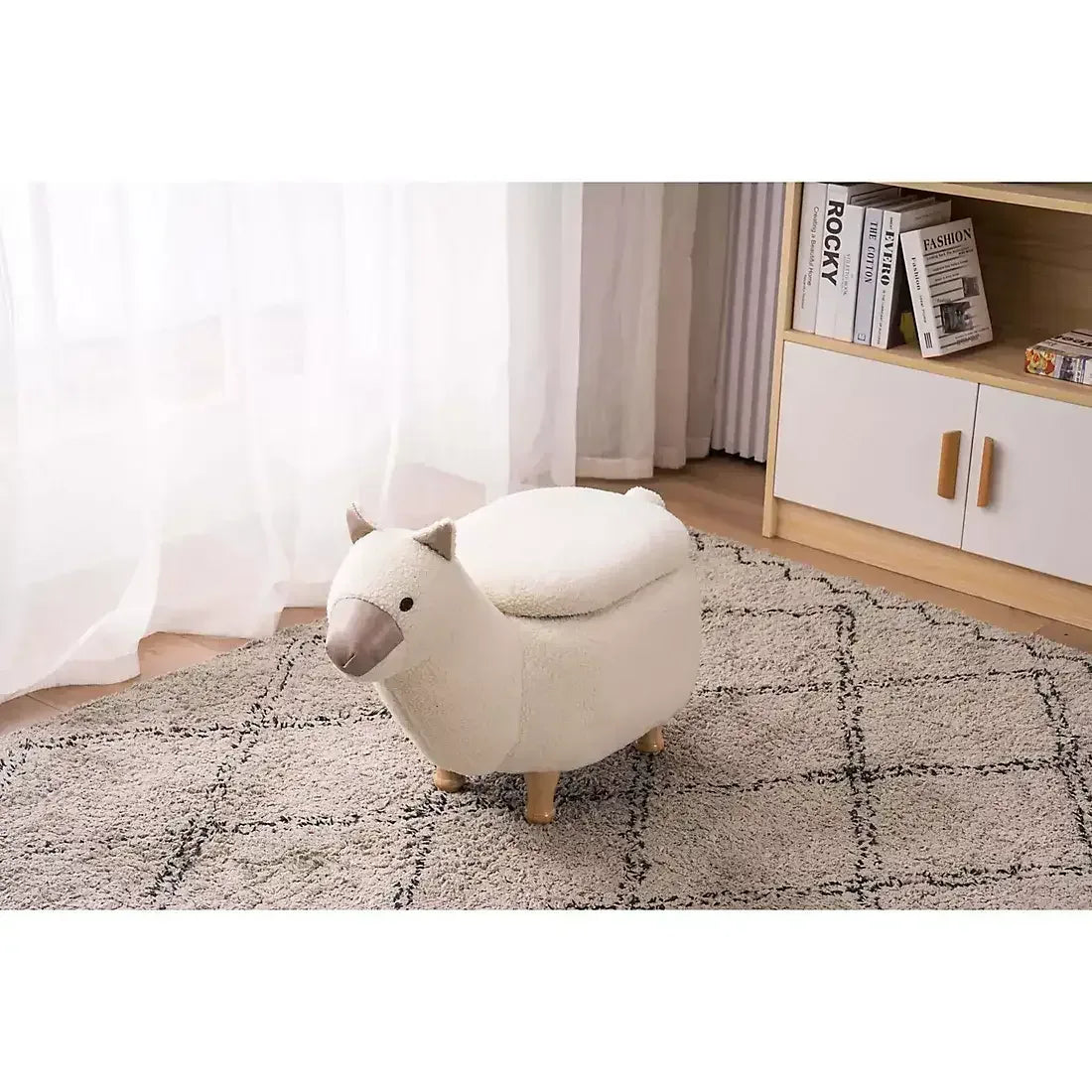 Home to Office Leo the Llama Ottoman