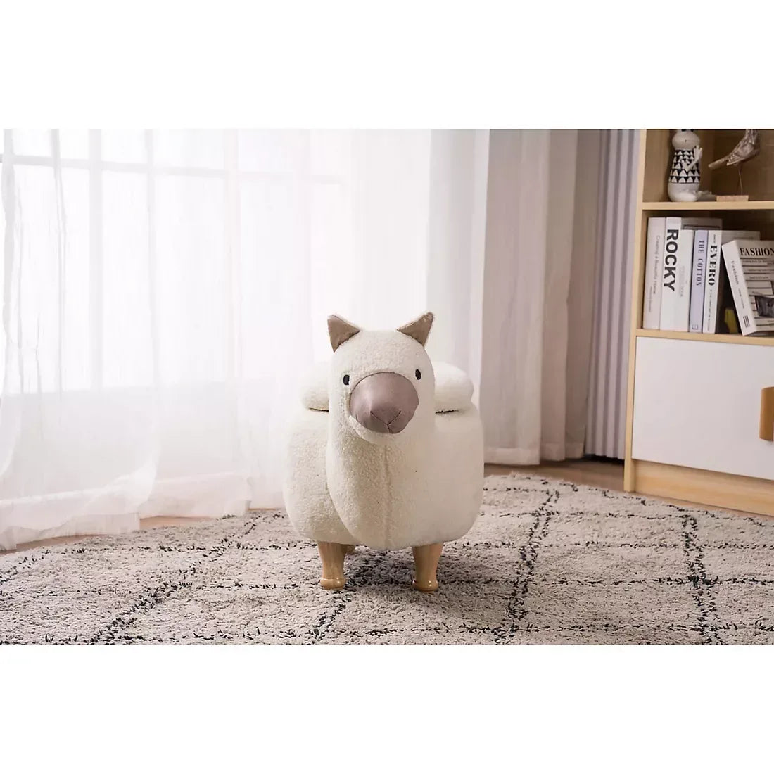 Home to Office Leo the Llama Ottoman