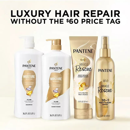 Pantene Daily Moisture Renewal 72 Hour Lush Moisture Shampoo, 36.2 oz.