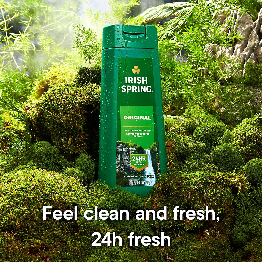 Irish Spring Original Moisturizing Body + Face Wash for Men, 3 pk./20 oz.
