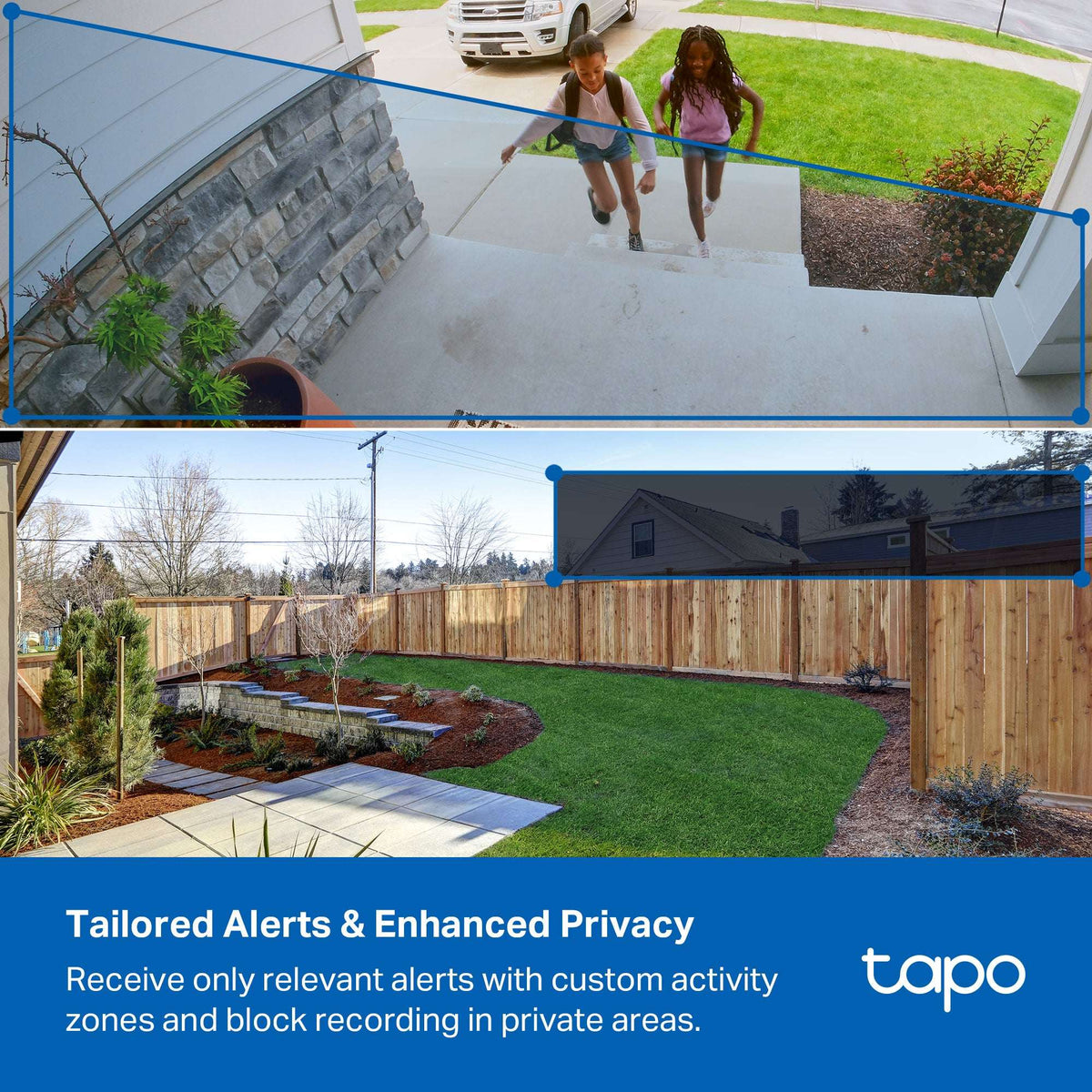 TP-Link Tapo TCW61 Indoor/Outdoor HD Security Camera with Color Night Vision, Free Smart AI Detection, No Subscription Needed, 2-Way Audio, Local Storage, Alexa & Google Home Compatible