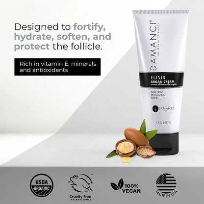 Damanci Elixir Argan Cream, 2 pk./4 oz.