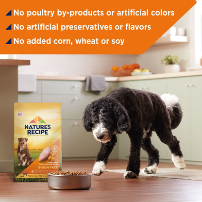 Nature's Recipe Grain Free Chicken, Sweet Potato & Pumpkin Dry Dog Food