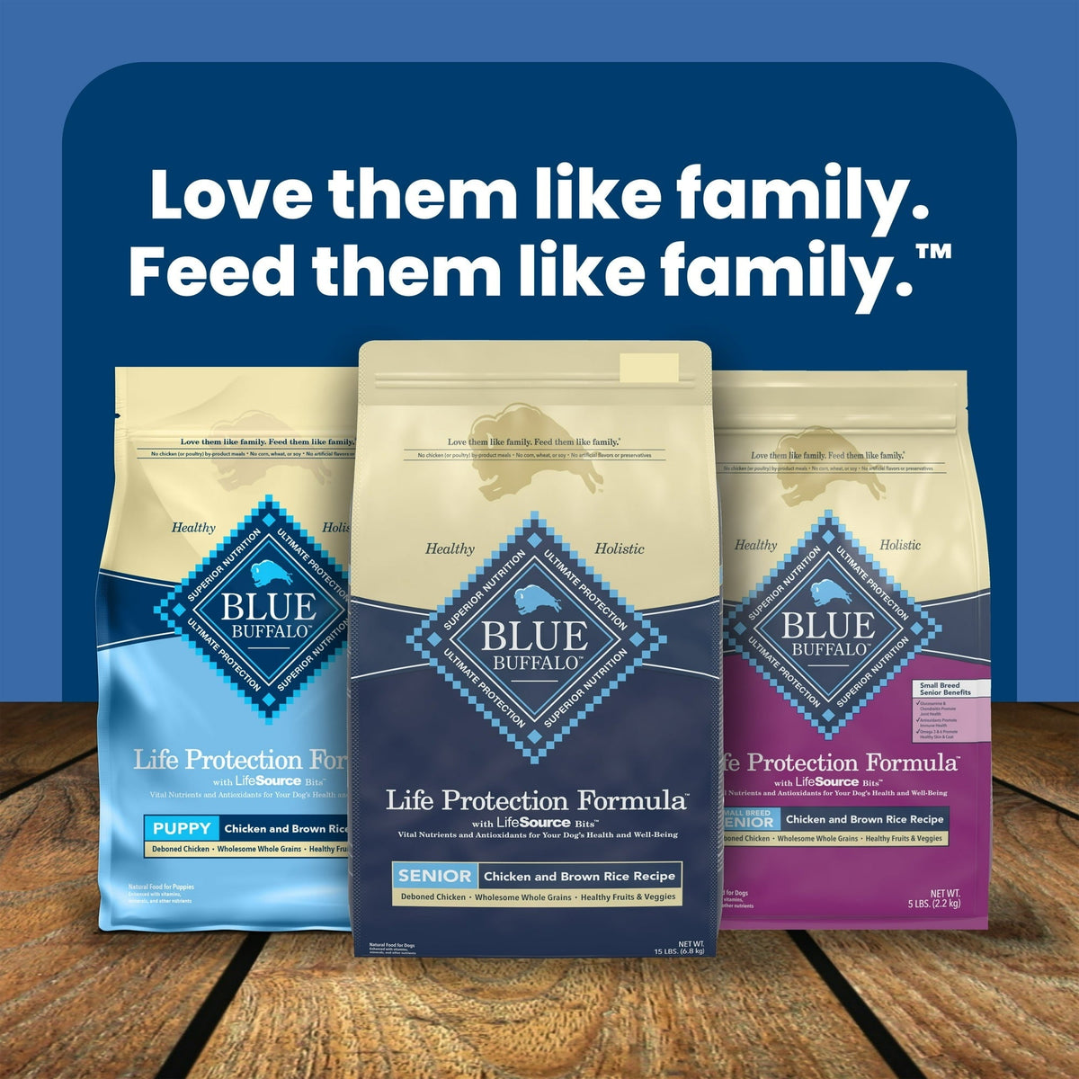 Blue Buffalo Life Protection Formula Senior Dry Dog Food, Chicken & Brown Rice