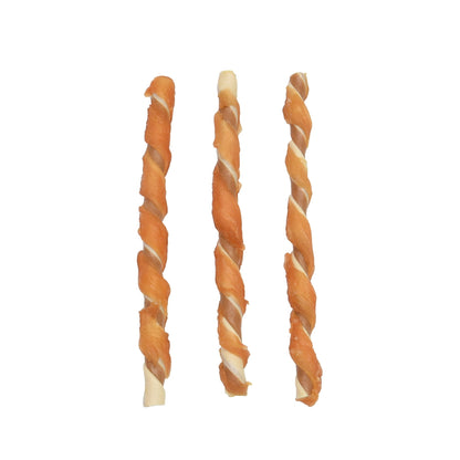 Ol' Roy Rawhide Free Twist Sticks with Chicken Dog Treats, 50ct,16oz.Bag