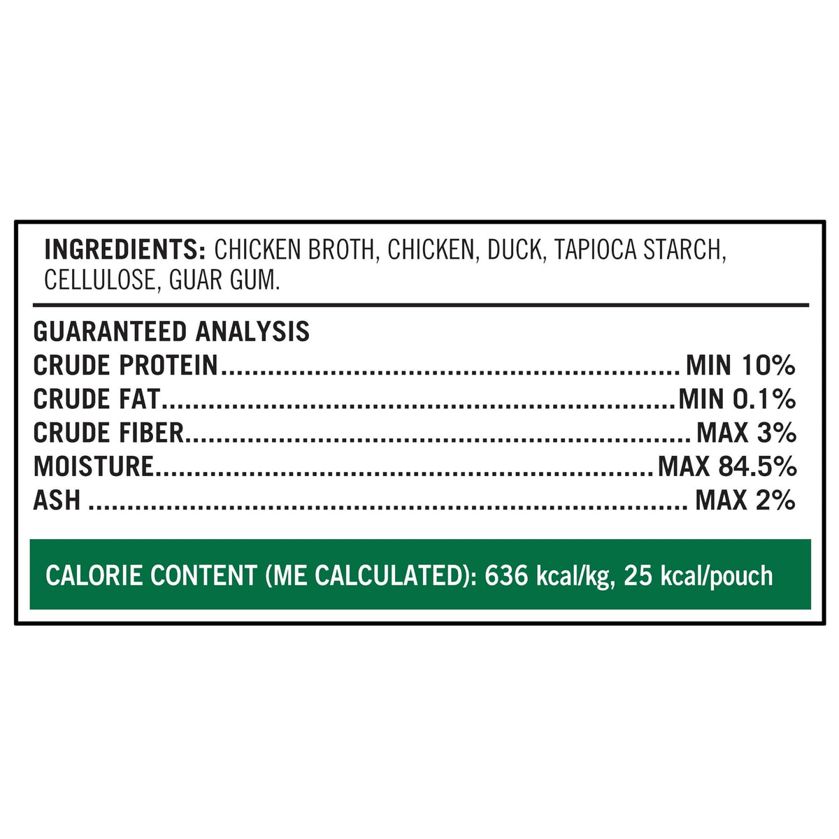 (12 pack) Pure Balance Pro+ Indoor Chicken & Duck Recipe in Broth, 1.4 oz