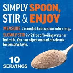 Maxwell House Instant Cafe-Style Beverage Mix, Decaf and Sugar Free, Easy to Prepare, 1 Canister, for Quick Morning Coffee or Afternoon Treat, French Vanilla Cafe, Kosher Dairy, 4.3 oz