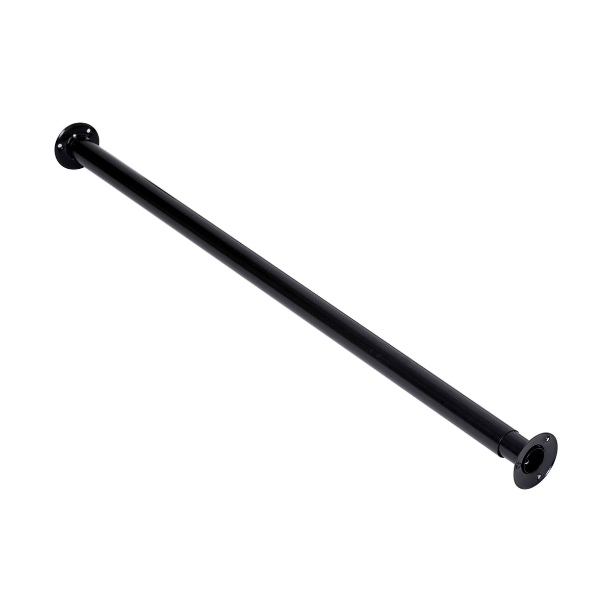 (2 pack) Better Homes & Gardens 33–60" Steel Adjustable Closet Rod for Adult, Black