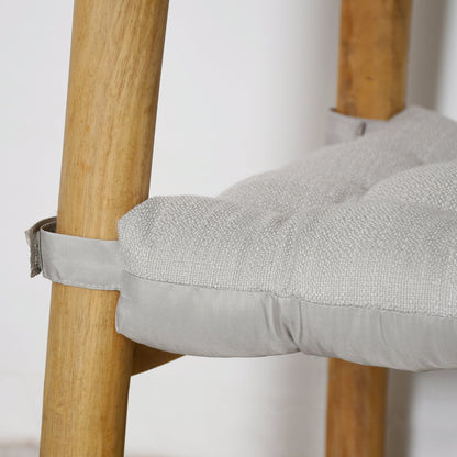 Mainstays Textured Chair Seat Pad (Chair Cushion), 1-Piece, 15.5" x 16"
