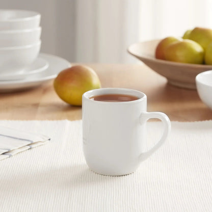 Mainstays Glazed White Stoneware 12 - Ounces Mug