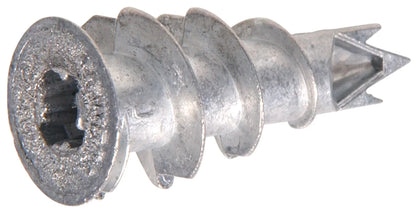 Hillman Drywall Wallboard Anchor Screws, #8, Zinc, 50 lb., Silver, 8 pack