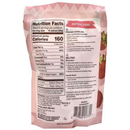 ChocoMaker Strawberry Crème Flavored Candy Wafers, 7oz