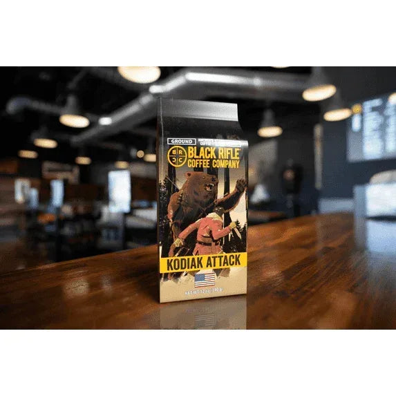 Black Rifle Coffee Company Kodiak Attack, Medium Roast, Ground Coffee, 12 oz