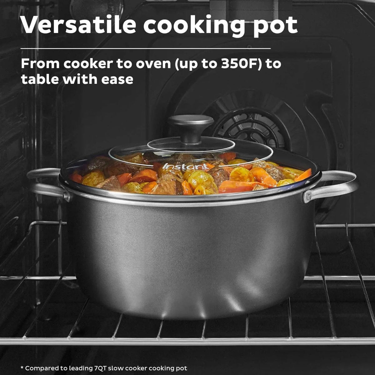 Instant Pot Superior Cooker Chef Series 7.5Qt Slow Cooker + Multifunctional Cooker