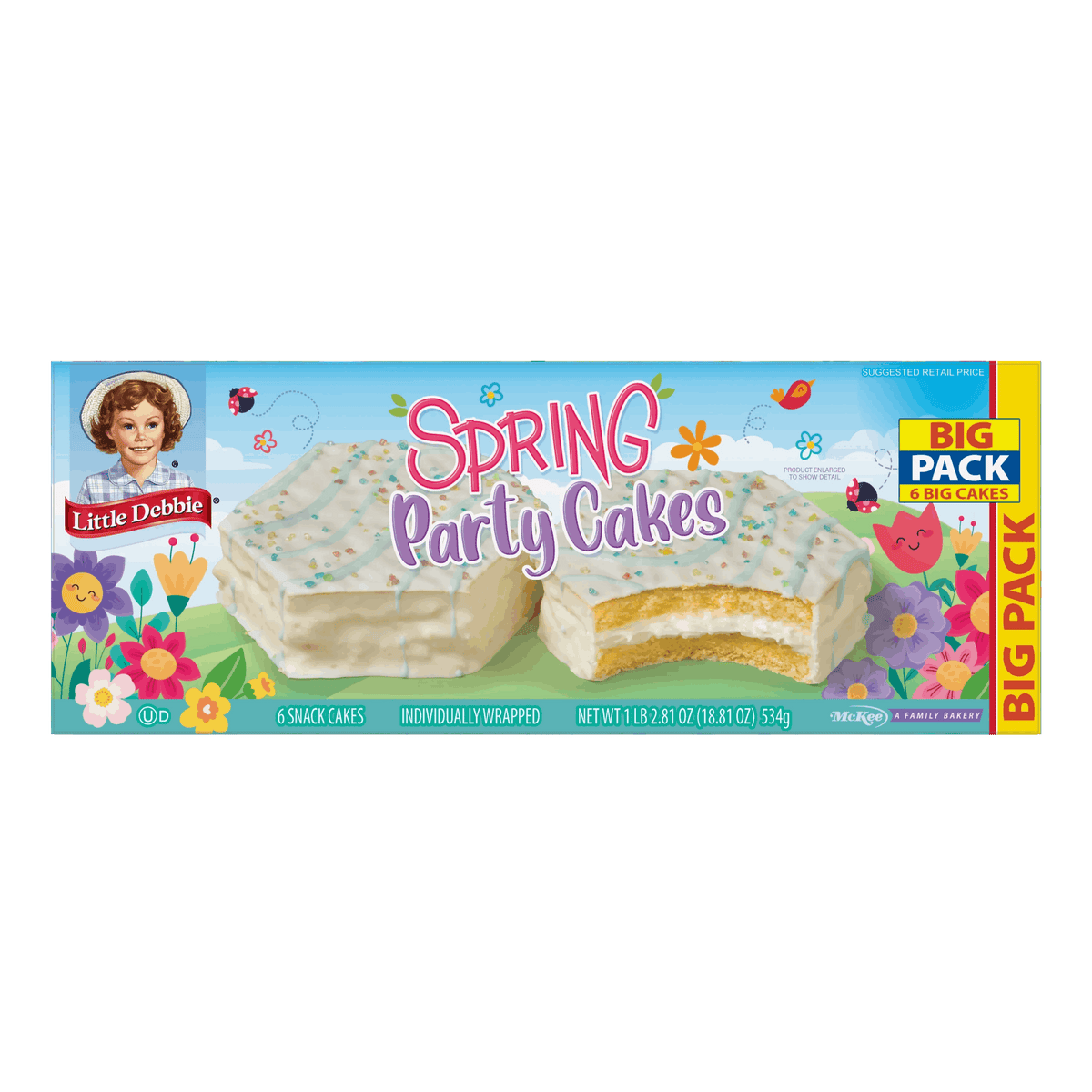 Little Debbie Big Pack Spring Party Cakes