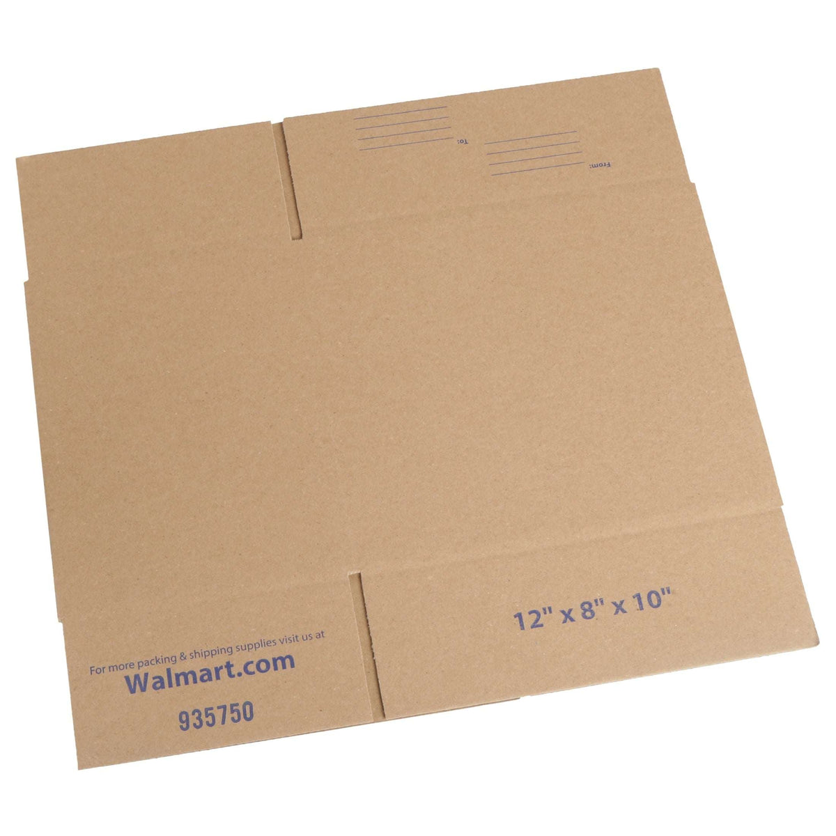 Pen+Gear Large Shipping Box, 12" L x 8" W x 10" H