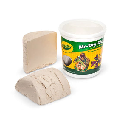 Crayola Air Dry Clay Bucket, 5Lbs, White, No Bake Clay for Kids, Back to School Supplies, Teacher Essentials, Arts and Craft Supplies, Gifts for Teachers and Kids, Ages 6+
