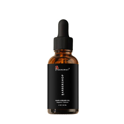 (2 pack) Bahawat Beard & Hair Oil - Natural & Organic Leave-in Conditioner - Barbershop, 2 oz