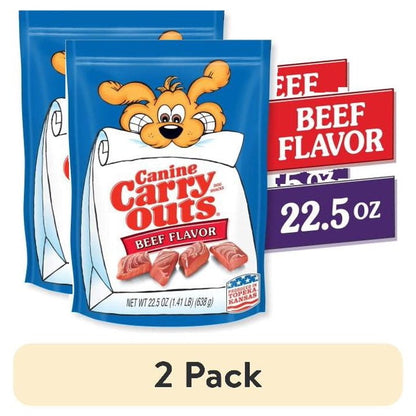 Canine Carry Outs Beef Flavor Dog Treats