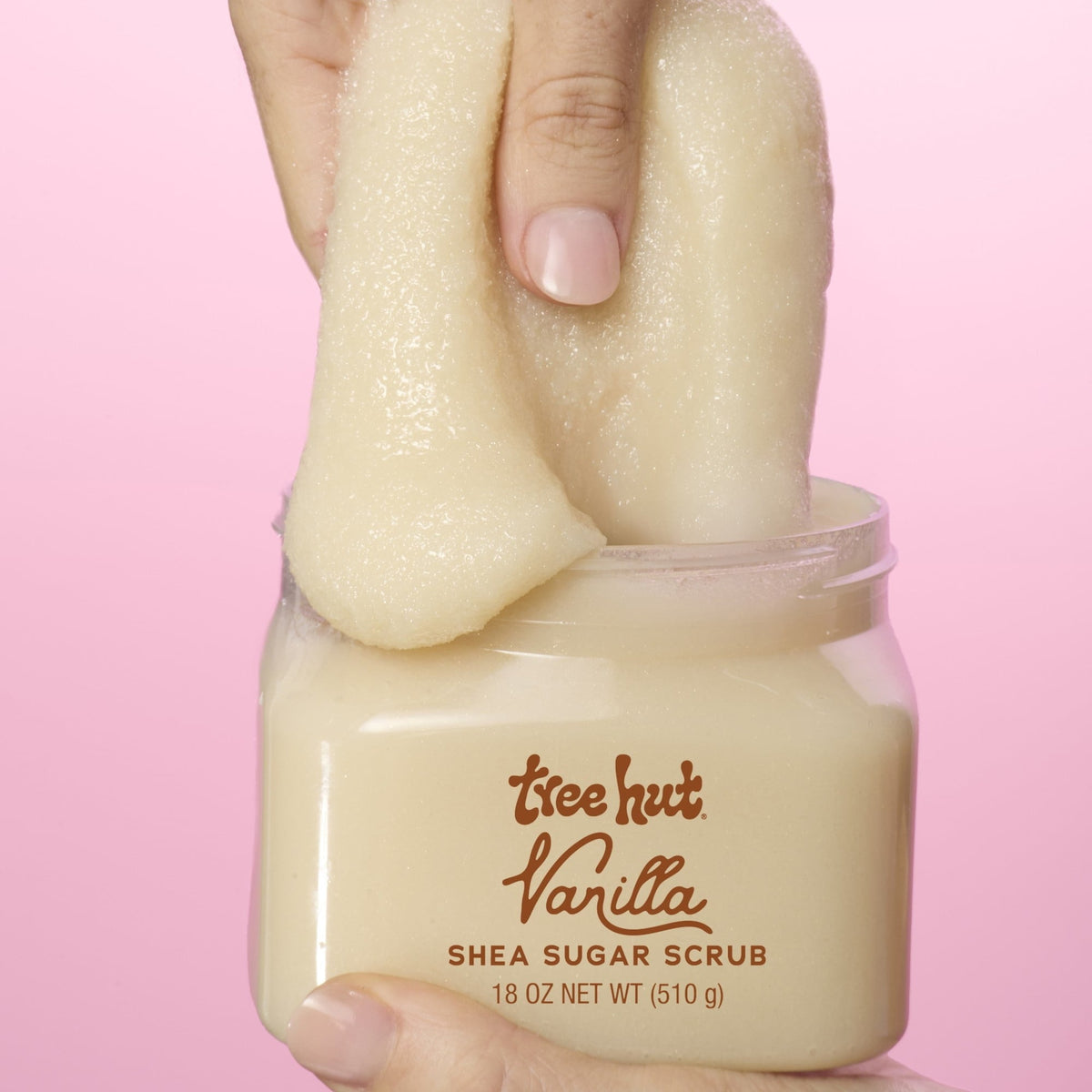 (2 pack) Tree Hut Vanilla Shea Butter Sugar Body Scrub, 18 oz