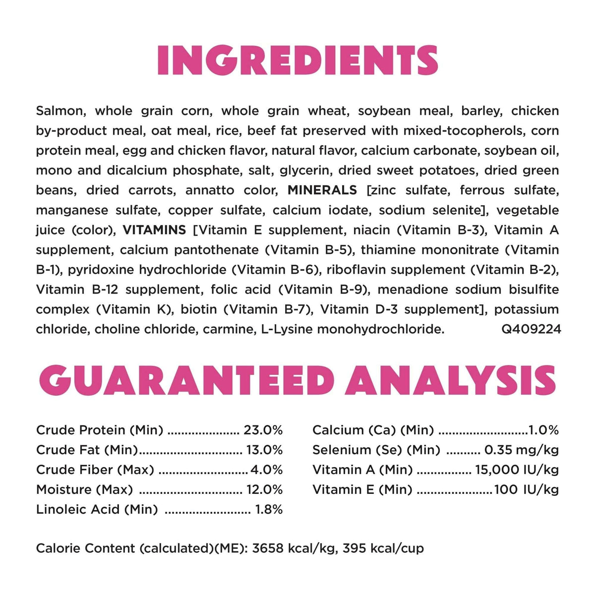 Purina Beneful Originals with Natural Salmon Natural Dry Dog Food Formula with Added Vitamins, Minerals and Nutrients