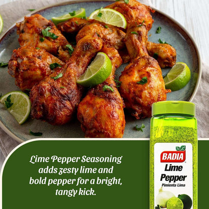 Badia Lemon Pepper Seasoning, 24 oz - Pepper, Garlic & Onion, Zesty Citrus Blend for Chicken, Seafood & Vegetables