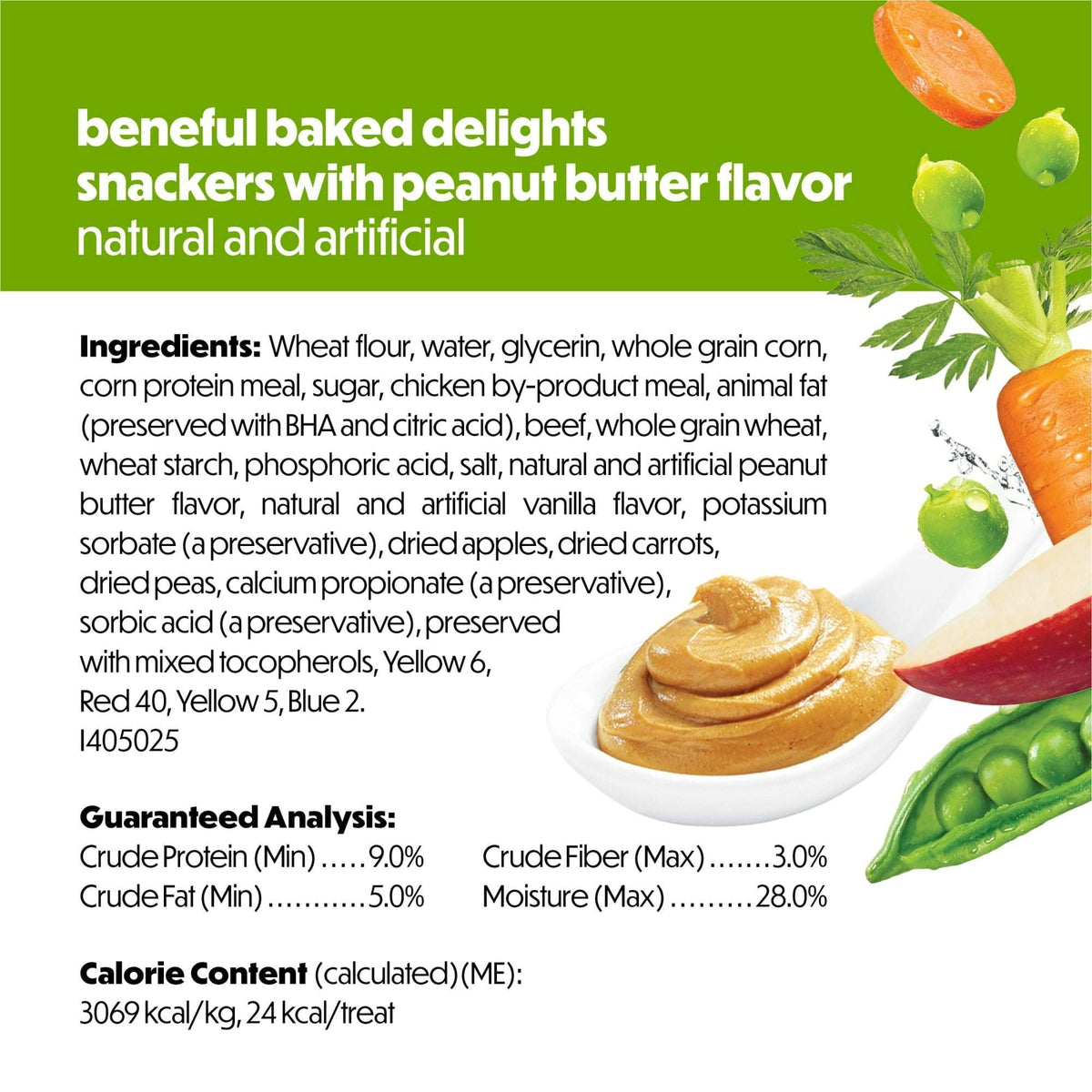 Purina Beneful Baked Delights Snackers with Peanut Butter Flavor Soft Baked Treats for Dogs
