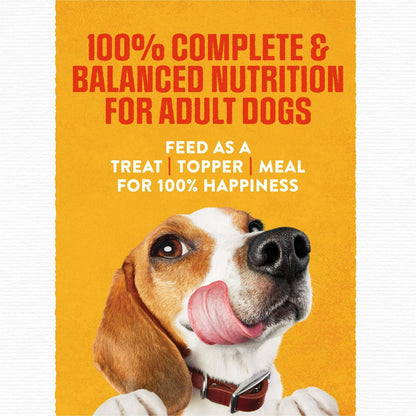 Purina Moist and Meaty Rise and Shine Awaken Bacon and Egg Flavor Soft Dog Food High Protein Pouches (12 Pouches)