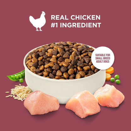 Rachael Ray Nutrish Dry Dog Food Small Breed Real Chicken & Veggies Recipe, 5lb.