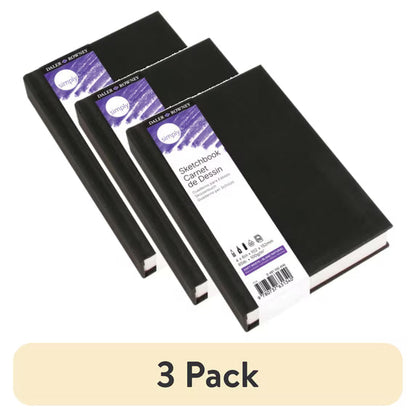 Daler-Rowney Simply... Sketchbook, Soft White, (65lb/100g), Hardcover Binding, 110 Sheet, 4" x 6"