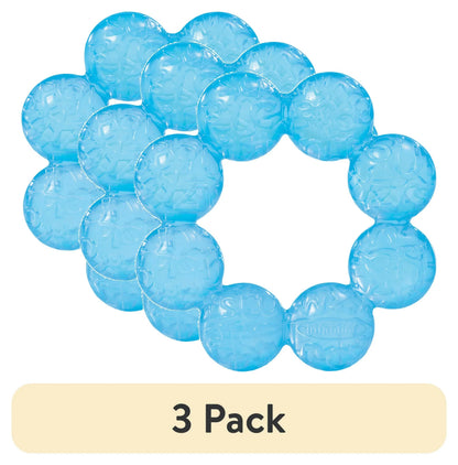 Infantino Soothing Soft Circular Water Teether, Unisex, Blue