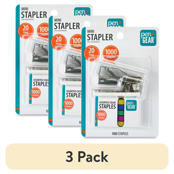 Pen + Gear Mini Stapler With Staples