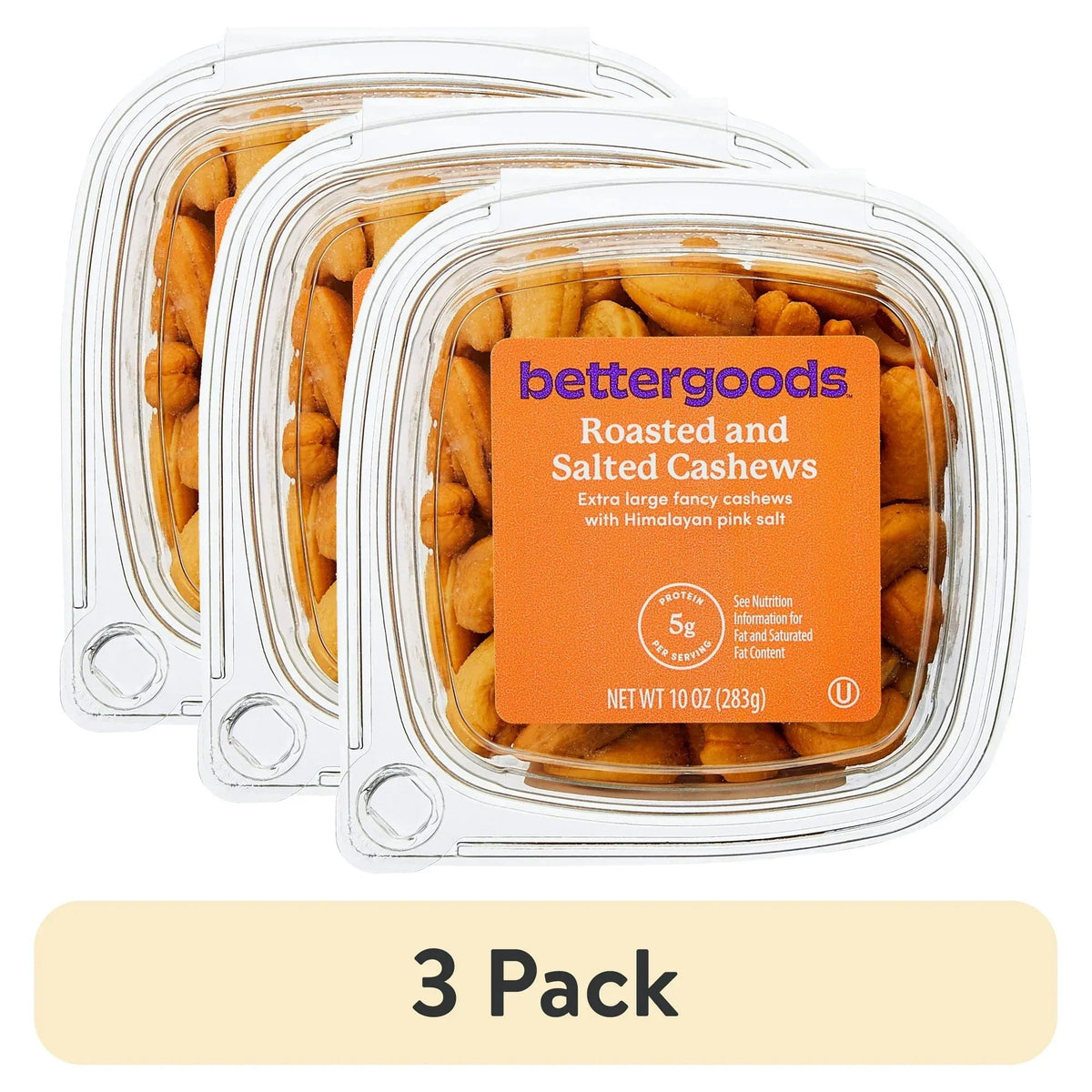 bettergoods Roasted and Salted Cashews, 10 oz