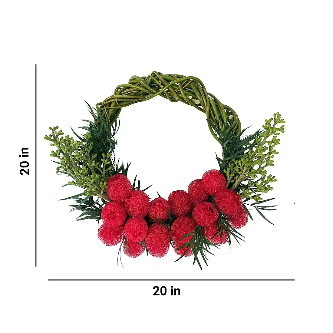 Tropical Noel Wreath, 20"