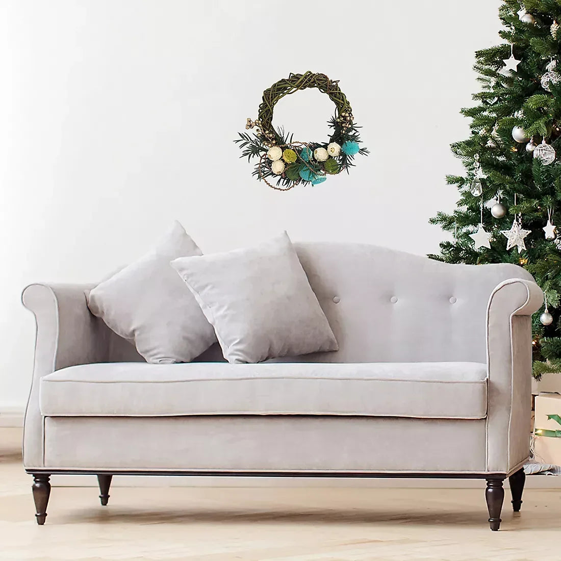 Tropical Yule Wreath, 20"
