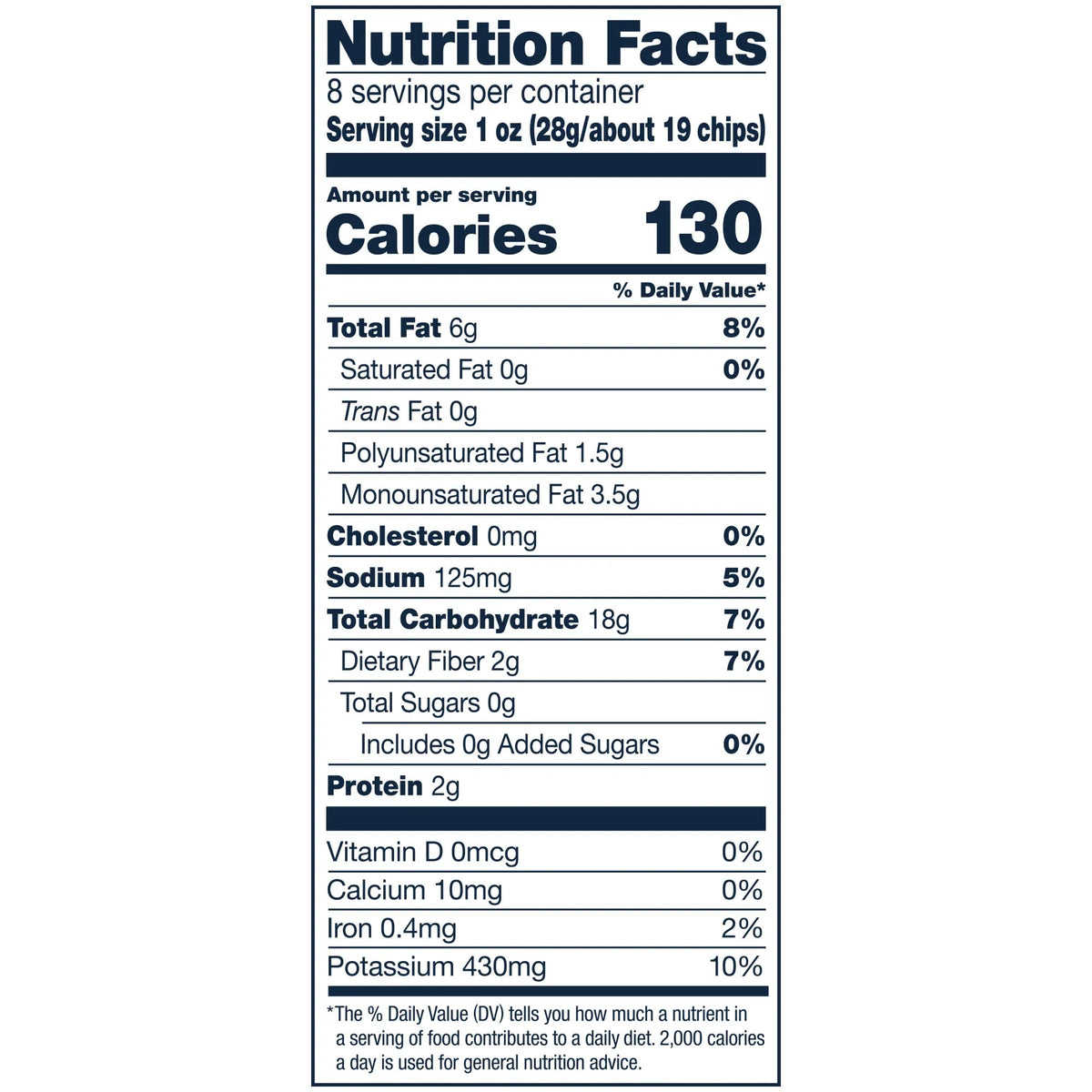 Cape Cod Potato Chips, Less Fat Original Kettle Chips, 8 oz