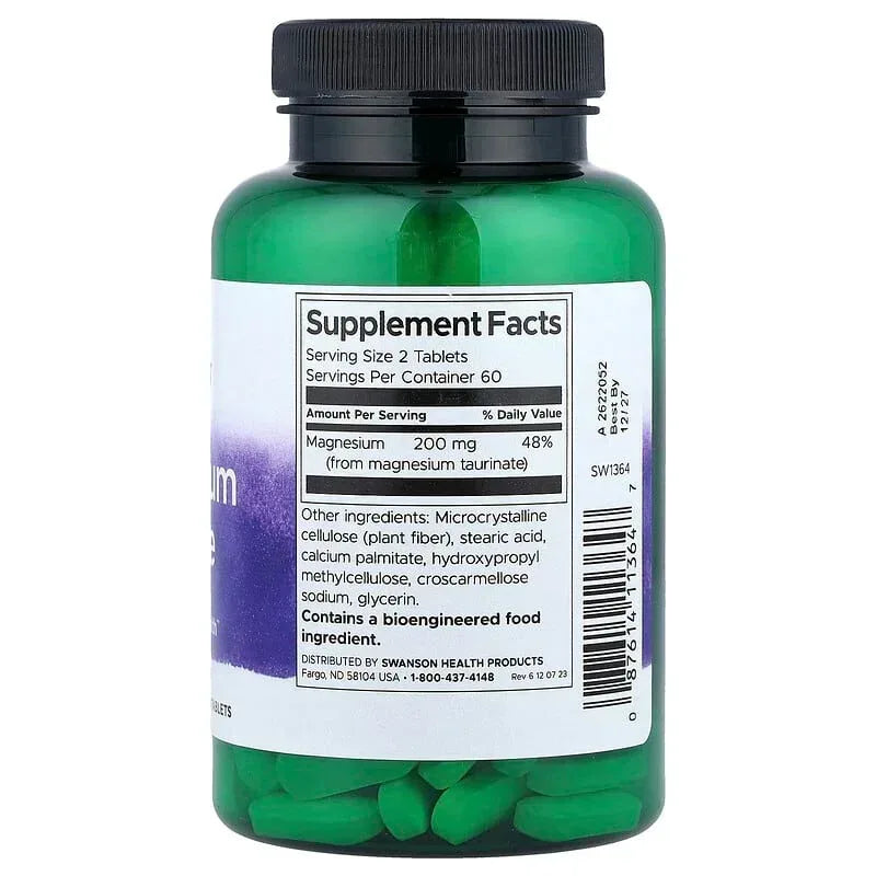 Swanson, Magnesium Taurate, 120 tablets
