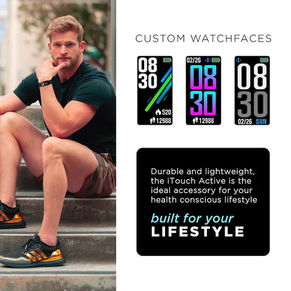 iTouch Active Smartwatch and Fitness Tracker - Tie-dye