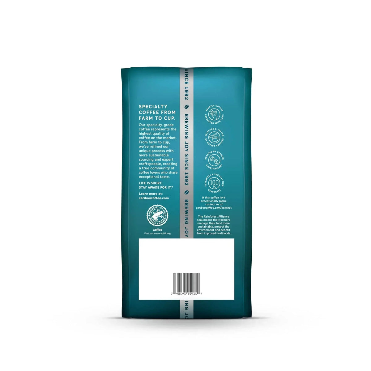 Caribou Coffee Caramel Hideaway Flavored Premium Medium Roast Ground Coffee, Arabica, 11 oz