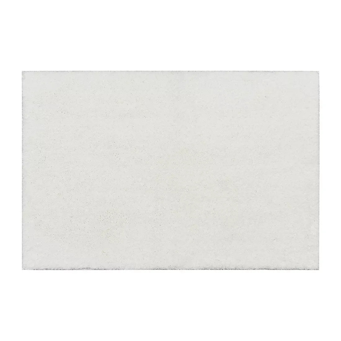 Berkley Jensen Plush Micro Polyester Bath Rug - White
