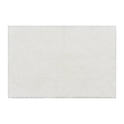 Berkley Jensen Plush Micro Polyester Bath Rug - White